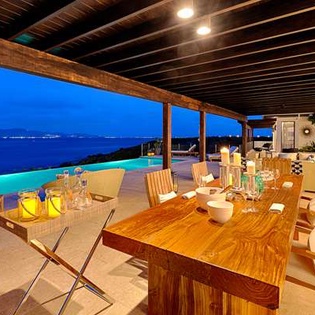 Dining Room at AXA KAM1, Little Harbour, Anguilla