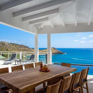Terrace at WV CAO, Toiny, St. Barthelemy