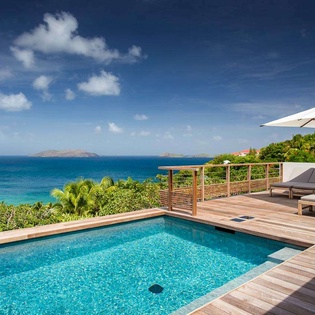 Villa Pool at WV SUM, Pointe Milou, St. Barthelemy