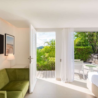 Bedroom at WV LLA, St. Jean, St. Barthelemy