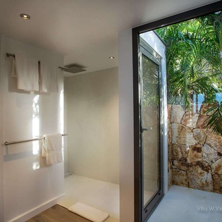 Bathroom at WV IEW, St. Jean, St. Barthelemy