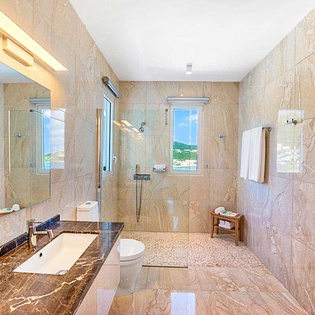 Bathroom at SXM AML, Guana Bay, St. Martin