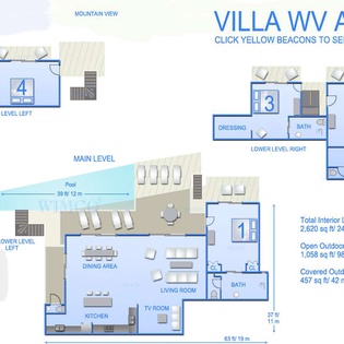 Floorplan of WV APK, Flamands, St. Barthelemy