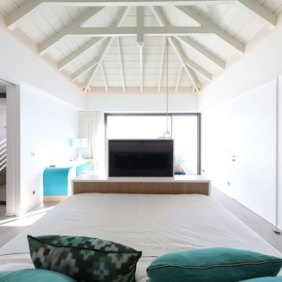 Bedroom at WV DZR, Colombier, St. Barthelemy