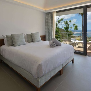 Bedroom at WV TSO, Colombier, St. Barthelemy