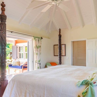 Bedroom at WV MGO, Colombier, St. Barthelemy
