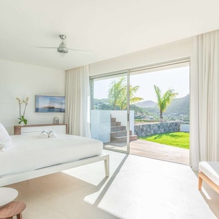 Bedroom at WV REP, Lorient, St. Barthelemy