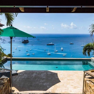 Villa Pool at WV KAN, Colombier, St. Barthelemy