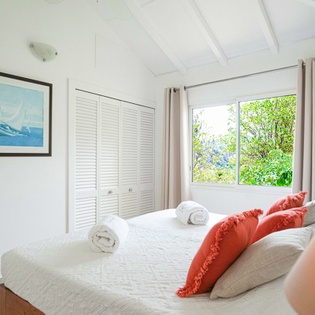 Bedroom at WV REL, St. Jean, St. Barthelemy