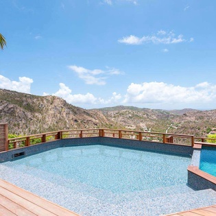 Villa Pool at WV JAB, Petite Saline, St. Barthelemy