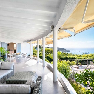 Terrace at WV TAN, Colombier, St. Barthelemy