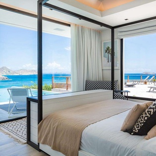 Bedroom at WV TAR, Camaruche, St. Barthelemy