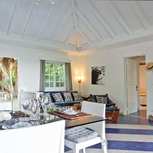 Living Room at WV EZE, Lorient Beach, St. Barthelemy