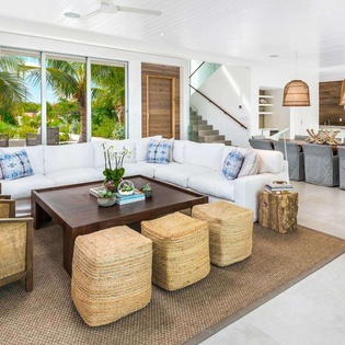 Living Room at TC BLC, Long Bay Beach, Turks & Caicos