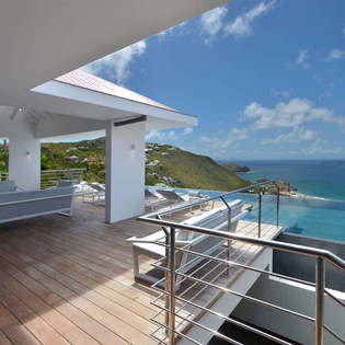 Terrace at WV TSO, Colombier, St. Barthelemy