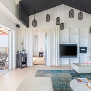 Living Room at WV BEL, Vitet, St. Barthelemy