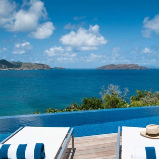 The view from WV VPM, Pointe Milou, St. Barthelemy