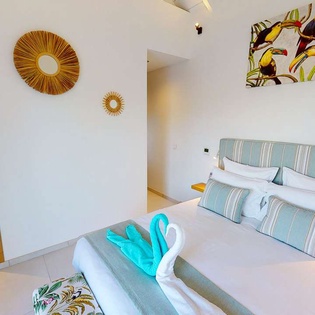 Bedroom at WV FAS, St. Jean, St. Barthelemy