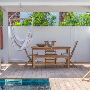 Deck at WV STC, Camaruche, St. Barthelemy