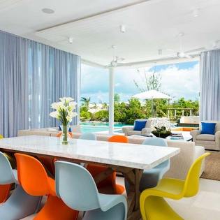 Dining Room at TC BCL, Leeward, Turks & Caicos