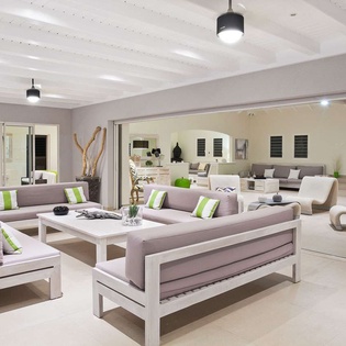 Living Room at SXM GSL, Hillside/Terres Basses, St. Martin