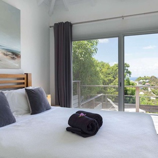 Bedroom at WV RIV, Flamands, St. Barthelemy