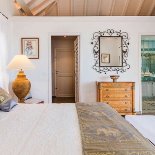 Bedroom at WV PAJ, Lurin, St. Barthelemy