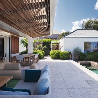Relax in your private outdoor oasis with stylish furnishings, manicured gardens, and refreshing pool at your fingertips.