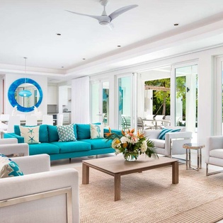 Living Room at PL TUR, Grace Bay/Leeward, Turks & Caicos