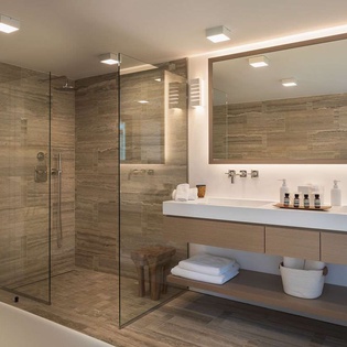 Bathroom at WV CAA, Pointe Milou, St. Barthelemy