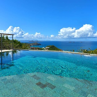 Villa Pool at WV MJS, Flamands, St. Barthelemy