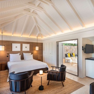 Bedroom at WV MNT, Pointe Milou, St. Barthelemy