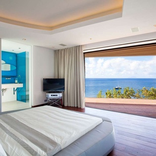 Bedroom at WV VIT, Lurin, St. Barthelemy