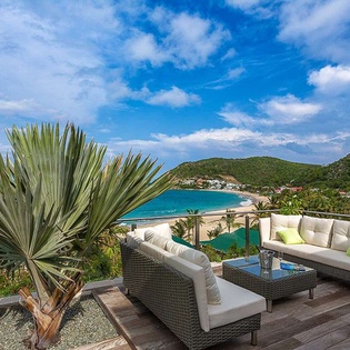 Deck at WV ISA, Flamands, St. Barthelemy