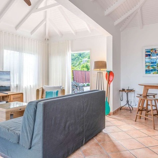 Living Room at WV STC, Camaruche, St. Barthelemy