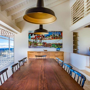 Dining Room at WV YEB, Pointe Milou, St. Barthelemy