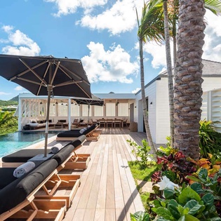 Deck at WV MNT, Pointe Milou, St. Barthelemy