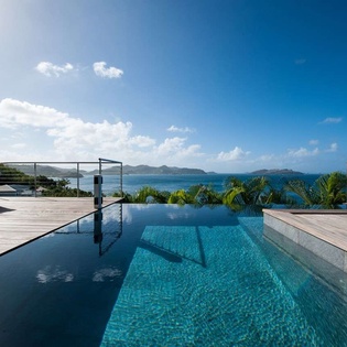 Villa Pool at WV IDS, Pointe Milou, St. Barthelemy