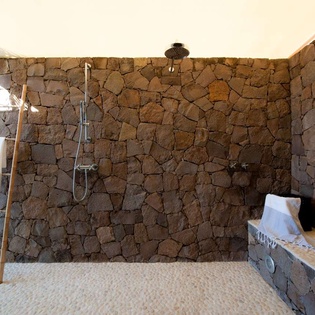 Bathroom at WV IDS, Pointe Milou, St. Barthelemy
