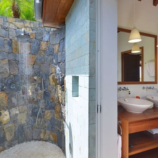 Bathroom at WV MJP, Flamands, St. Barthelemy