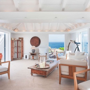 Living Room at WV MBA, Pointe Milou, St. Barthelemy