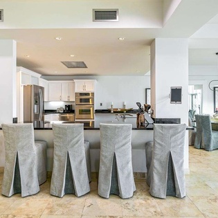 Kitchen at PIE COV, Beachfront/Cupecoy, St. Martin