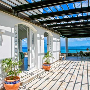 Veranda at PIE LIB, Beach Side/Baie Rouge, St. Martin