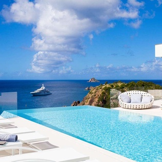 Villa Pool at WV VIT, Lurin, St. Barthelemy