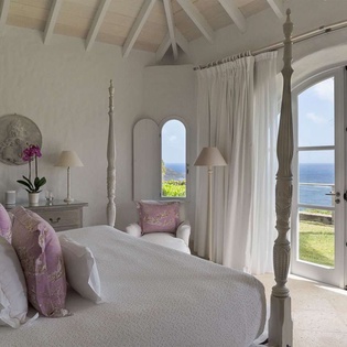 Bedroom at WV JAY, Mont Jean, St. Barthelemy