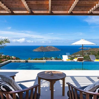 Villa Pool at WV LER, Colombier, St. Barthelemy