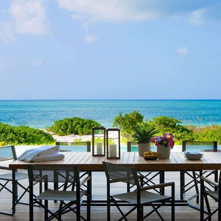 Patio at TC RES, Grace Bay/Beachside, Turks & Caicos