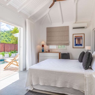 Bedroom at WV STC, Camaruche, St. Barthelemy