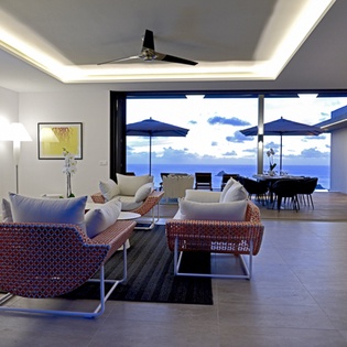 Living Room at WV EDU, Lurin, St. Barthelemy