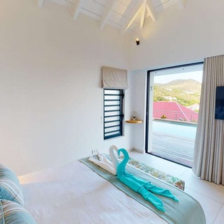 Bedroom at WV FAS, St. Jean, St. Barthelemy